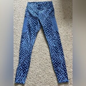 Fabletics Blue Patterned Leggings